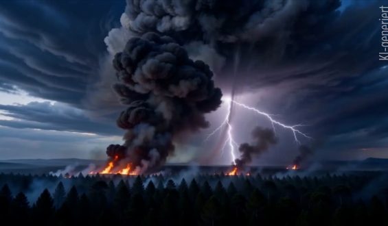 Seltenes Phänomen in Frankreich: Der Feuer-Drache bedroht die Region