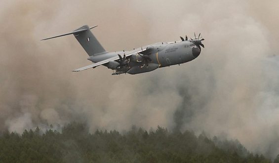 Frankreich setzt Airbus A400M gegen Waldbrände ein