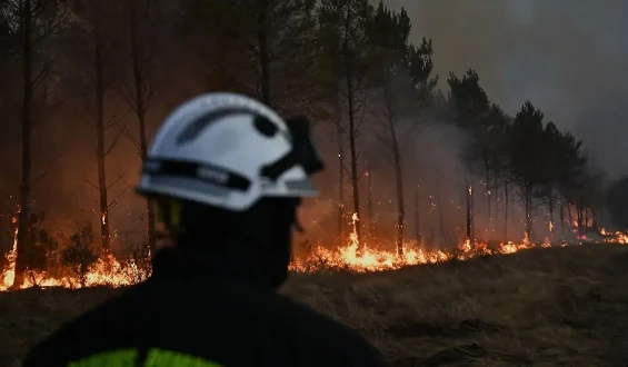 Verheerende Waldbrände in Frankreich und Spanien