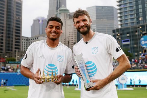 Thomas Müller beeindruckt bei der MLS Shooting Challenge
