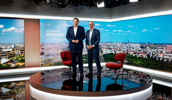Sommerinterviews aus dem Studio statt der freien Natur