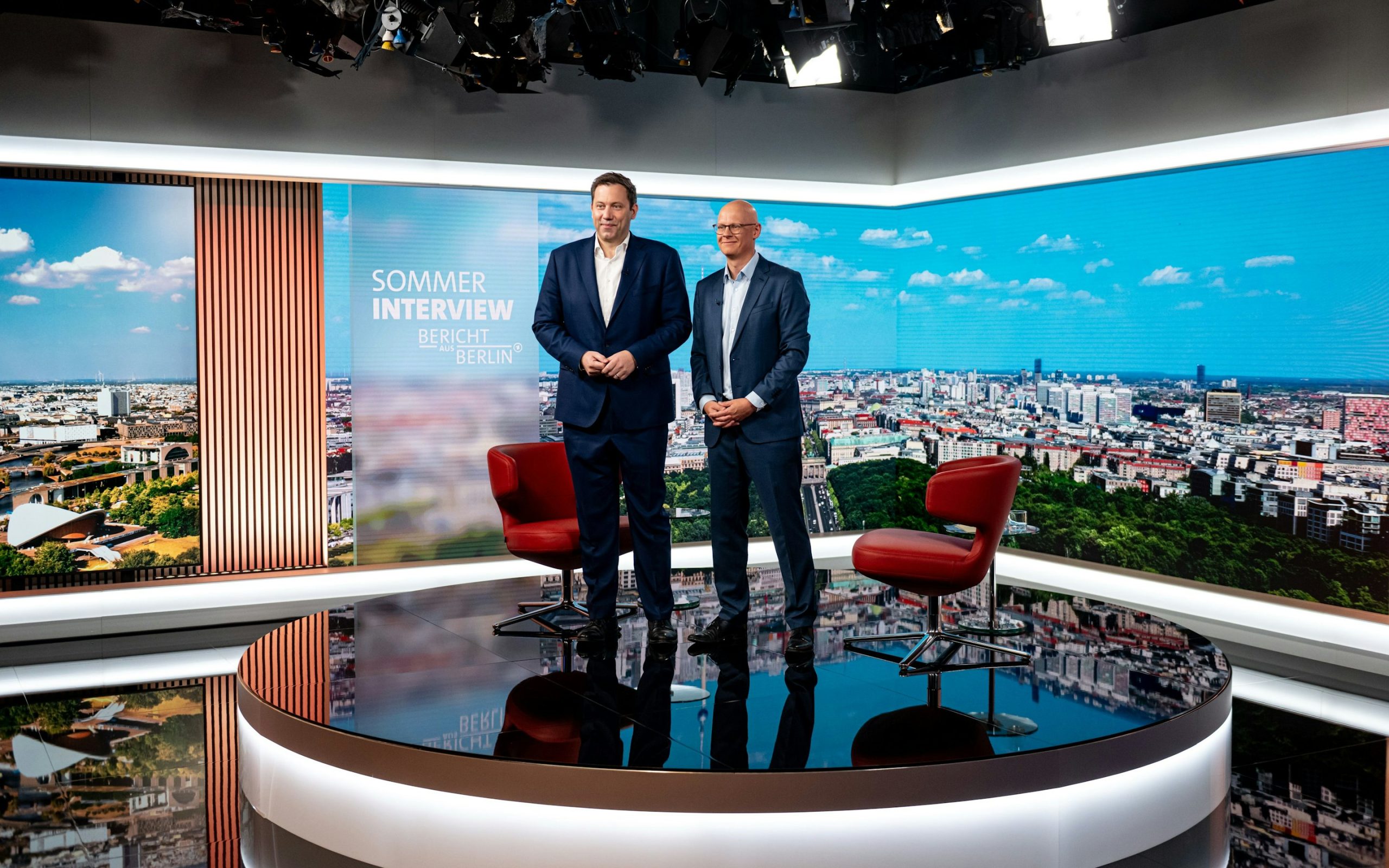 Sommerinterviews aus dem Studio statt der freien Natur