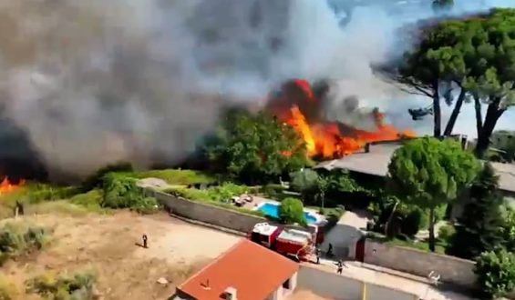 Feuer in Südeuropa außer Kontrolle