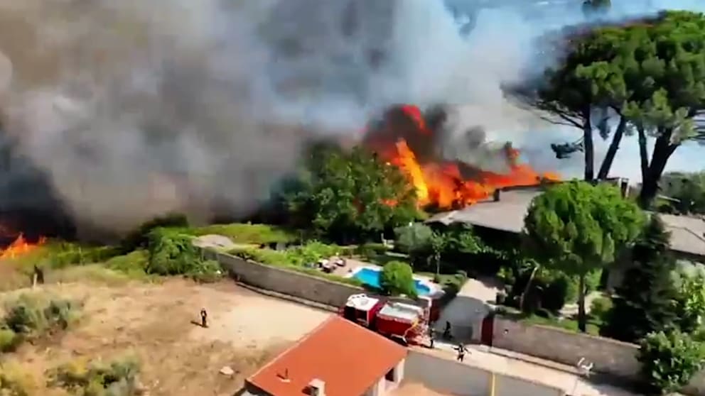 Feuer in Südeuropa außer Kontrolle