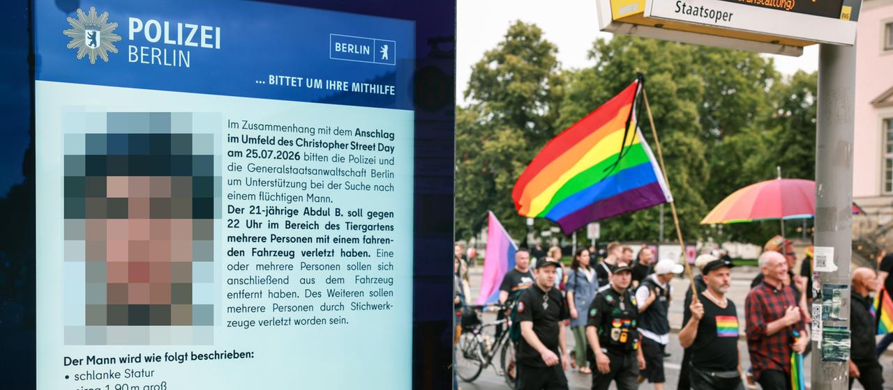 Verbindungen des mutmaßlichen CSD-Attentäters zu terroristischen Kreisen