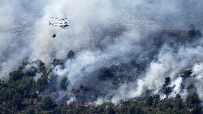 Verheerende Waldbrände in Frankreich und Spanien