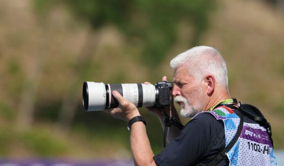 Tschechiens Präsident Petr Pavel als Pressefotograf beim Großen Preis von Ungarn