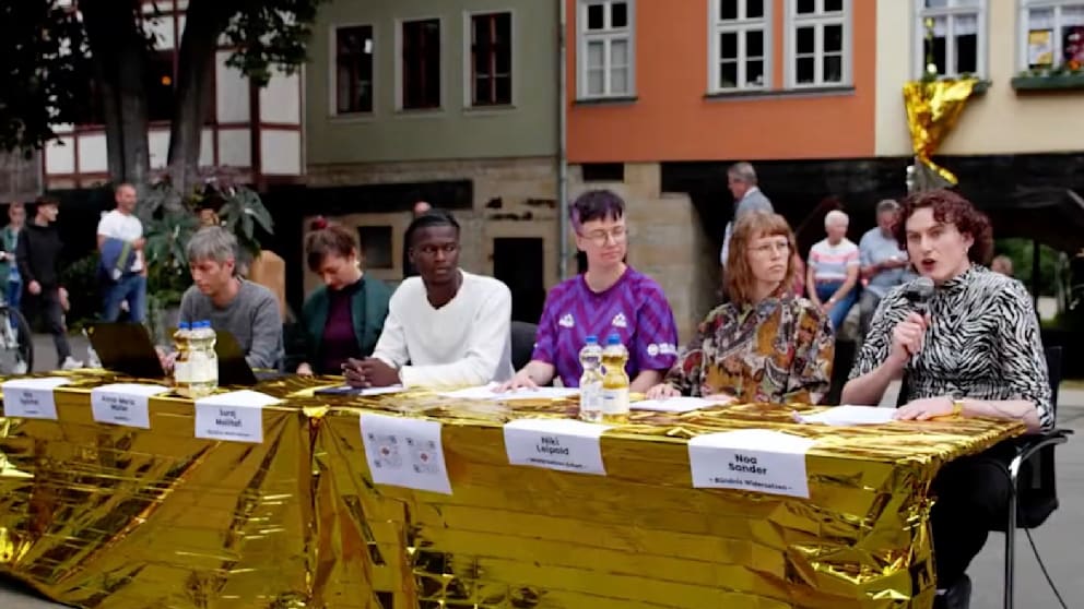 Gewalt gegen Journalisten bei AfD-Parteitag in Erfurt