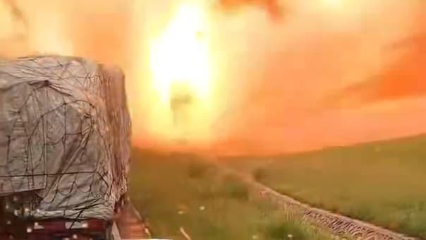 Tragische Lkw-Explosion in China