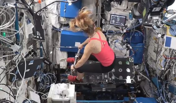 Astronautentraining im Weltall: Fitness auf der ISS