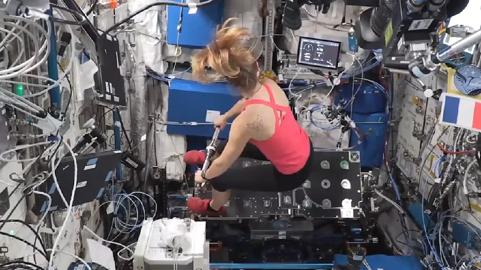 Astronautentraining im Weltall: Fitness auf der ISS