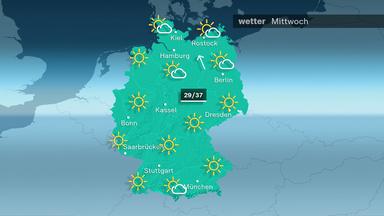 Wetter am Mittwoch: Hohe Temperaturen im Südwesten