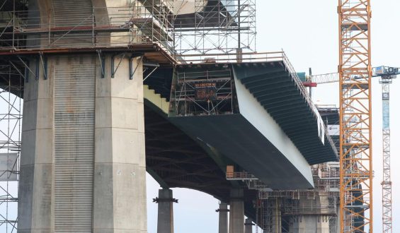 Fortschritte beim Neubau der Rader Hochbrücke