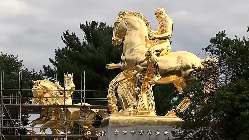Trump investiert Millionen in Gold-Deko am Lincoln Memorial