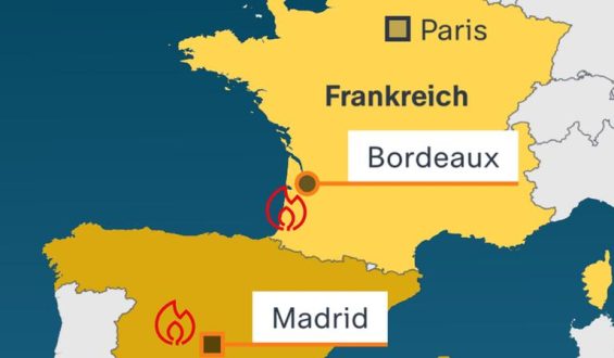 Waldbrände in Frankreich und Spanien: Anhaltende Kämpfe und Fortschritte