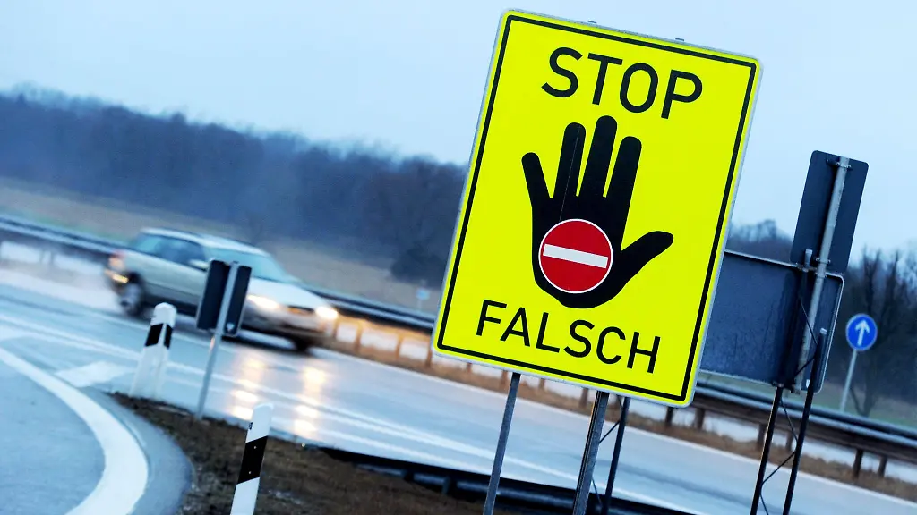 Richtig reagieren bei Geisterfahrern auf der Autobahn