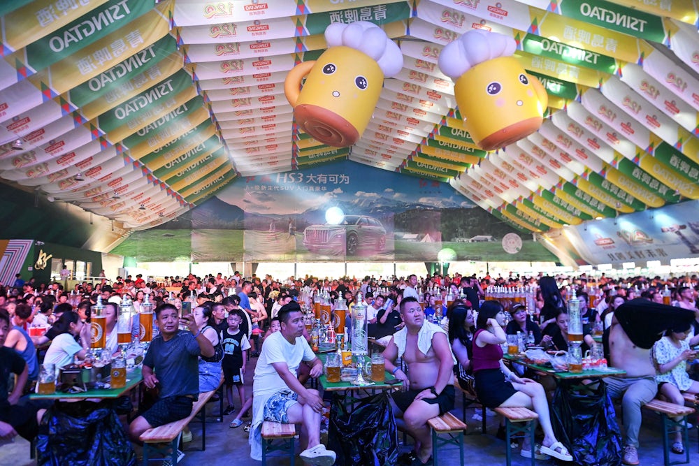 Oktoberfest auf chinesisch – sehr, sehr chinesisch