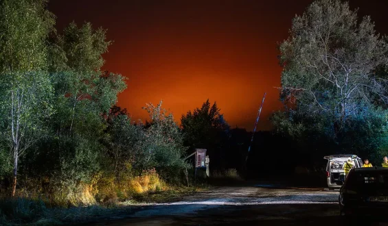 Vorbereitungen für Evakuierung: Waldbrand nähert sich Monschau
