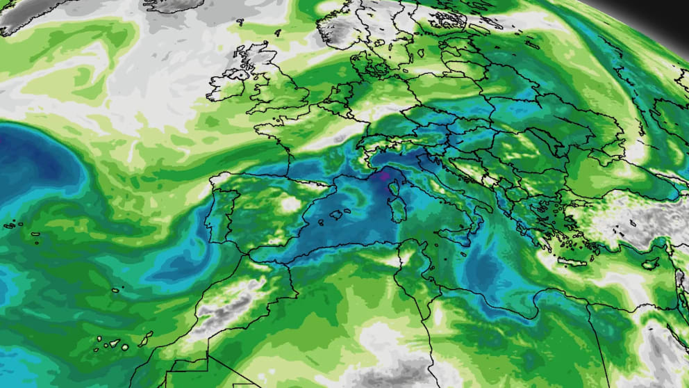 Unwetterwarnung am Mittelmeer: Gefährliche Wetterbedingungen in Spanien, Frankreich und Italien