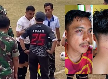 Soldat beendet Fußballspiel nach Angriff auf Schiedsrichter