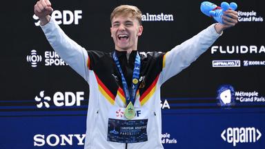 Johannes Liebmann beeindruckt mit Weltrekord bei Schwimm-EM