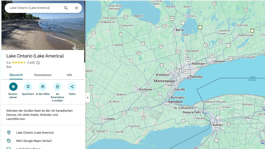 Umbenennung von Lake Ontario durch Trump veranlasst Kritik
