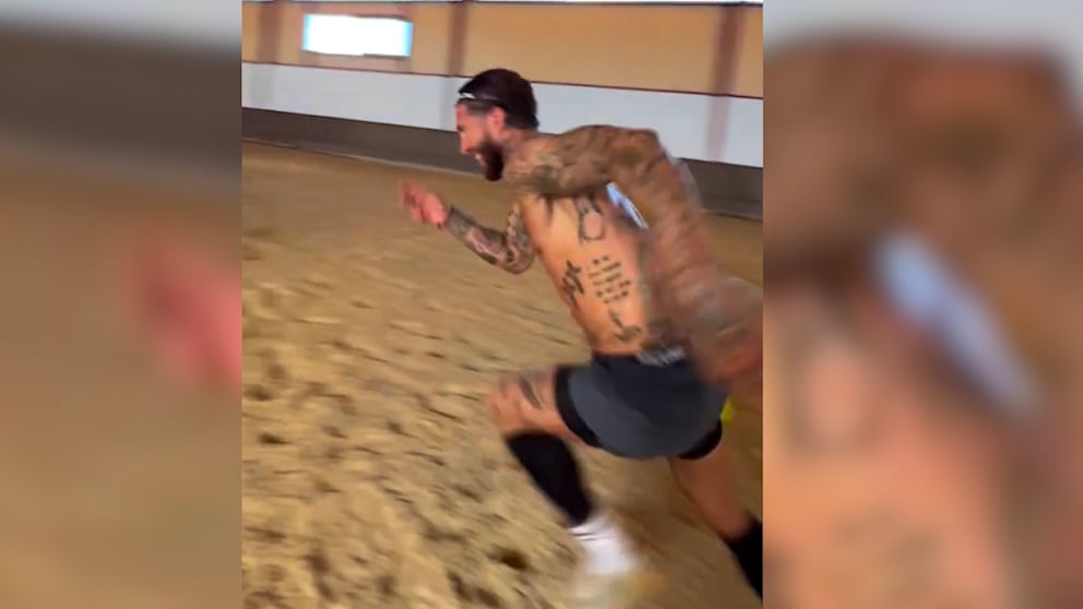 Sergio Ramos beeindruckt beim Hardcore-Training im Pferdestall