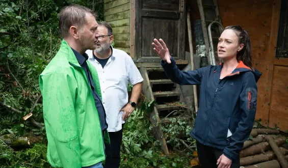 Unwetter in der Sächsischen Schweiz: Imbiss von TV-Köchin schwer beschädigt
