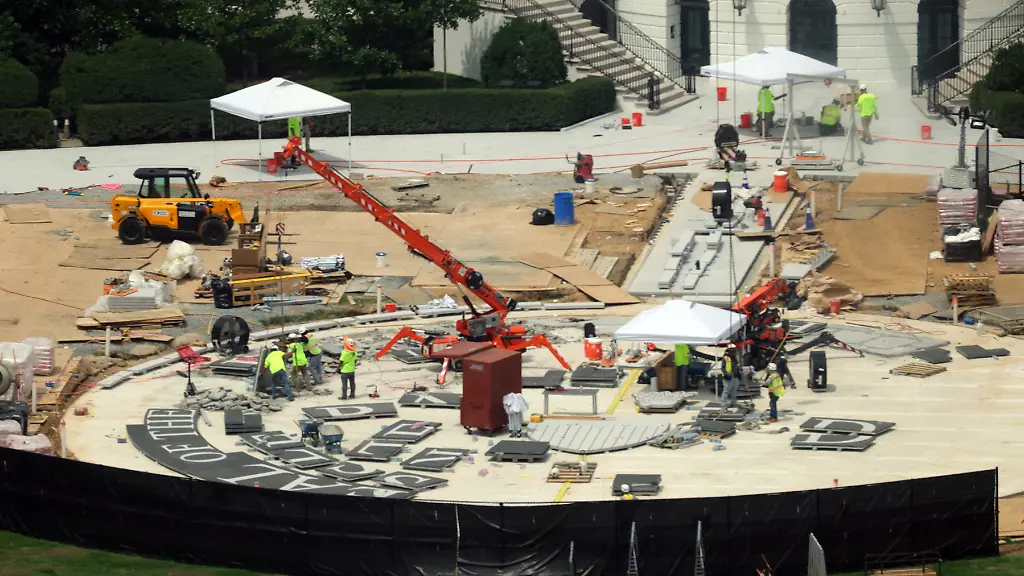 Trump plant Neustart beim Bauprojekt am Weißen Haus