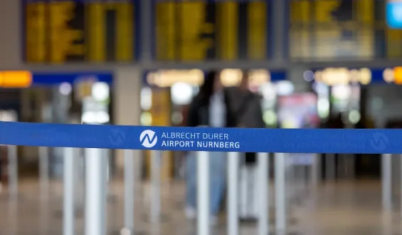 Auseinandersetzung am Nürnberger Flughafen