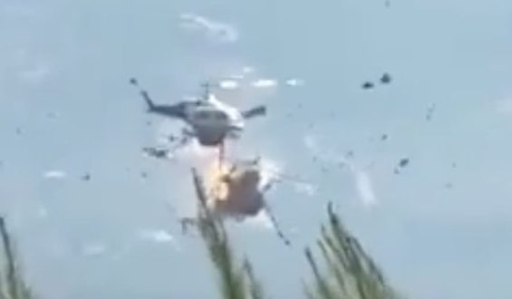 Hubschrauber-Kollision während Feuerbekämpfung in Griechenland