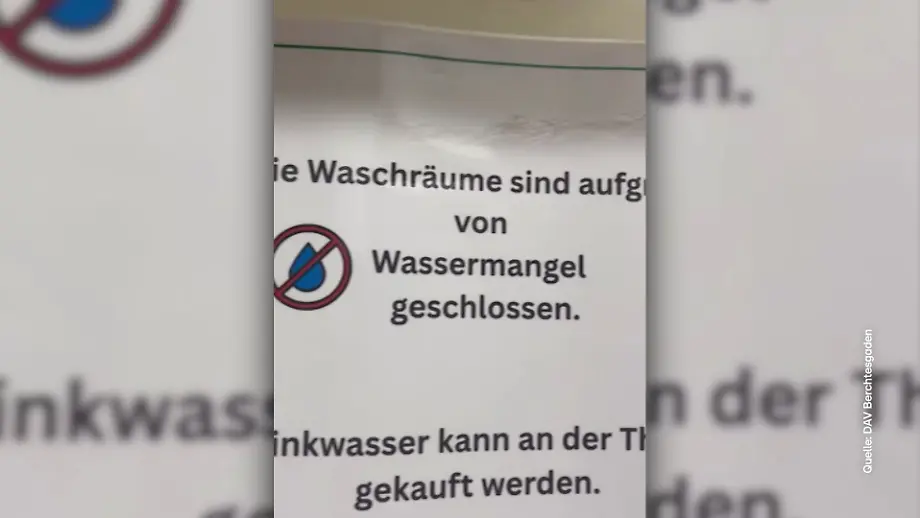 Wasserknappheit beeinflusst Tourismus in den Alpen