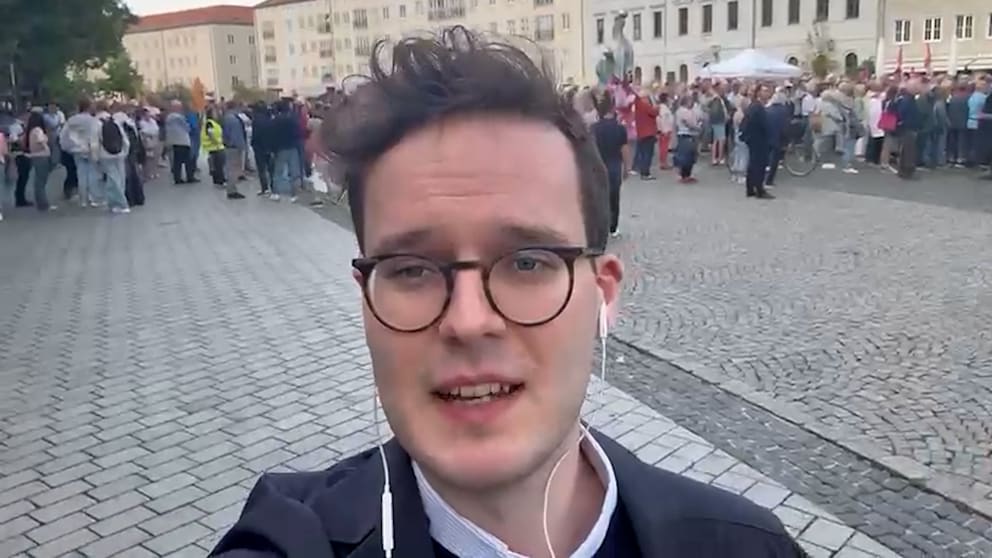 AfD und BSW im Wahlkampf in Dessau