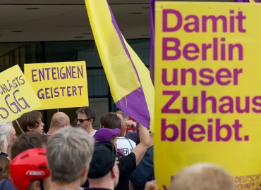 Enteignungsdebatte in Berlin: Linke setzt klare Koalitionsbedingungen