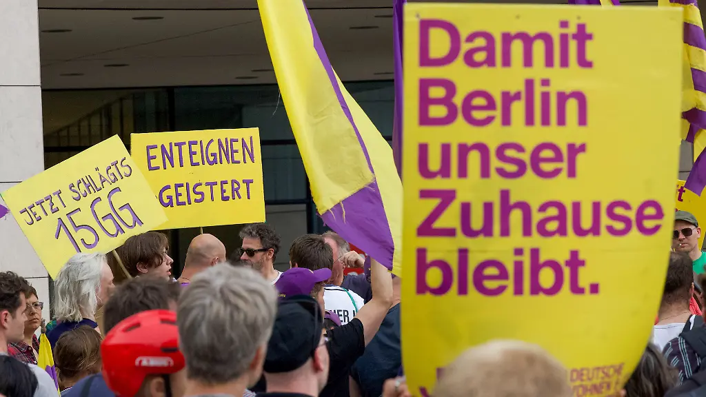 Enteignungsdebatte in Berlin: Linke setzt klare Koalitionsbedingungen