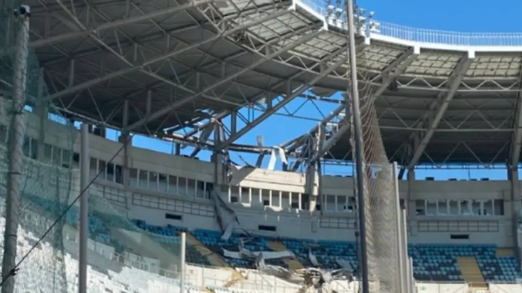 Erhebliche Schäden am Fußballstadion in Odessa durch russischen Angriff