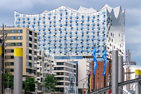 Gebührenpflichtiger Zugang zur Aussichtsplattform der Hamburger Elbphilharmonie