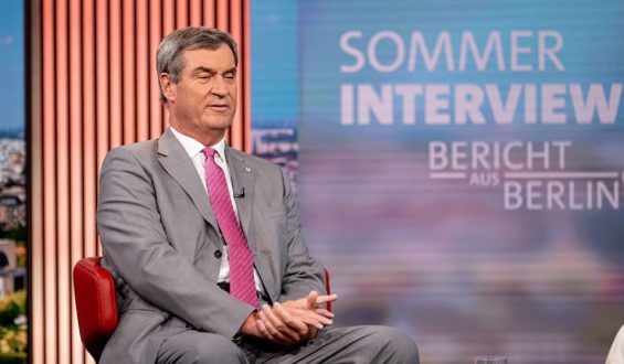 Markus Söder im ARD-Sommerinterview