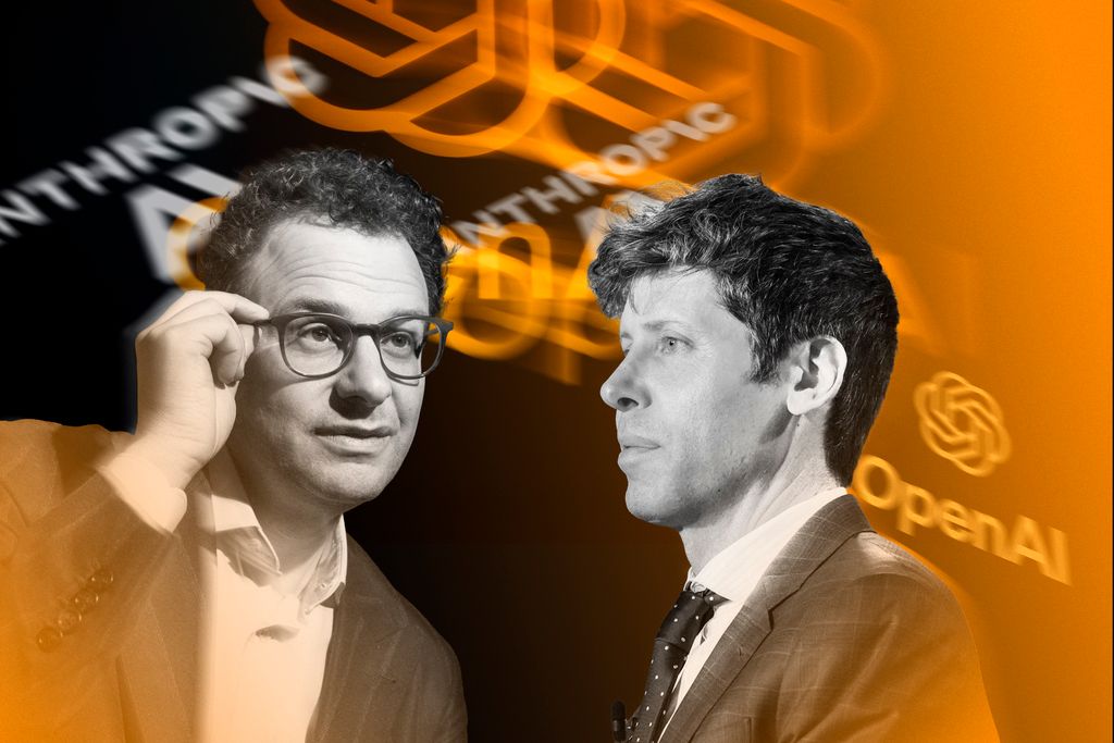 Dario Amodei und Sam Altman: Rivale im Rennen um Künstliche Superintelligenz