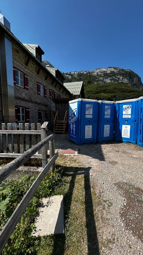 Wasserknappheit in den Hütten des Deutschen Alpenvereins