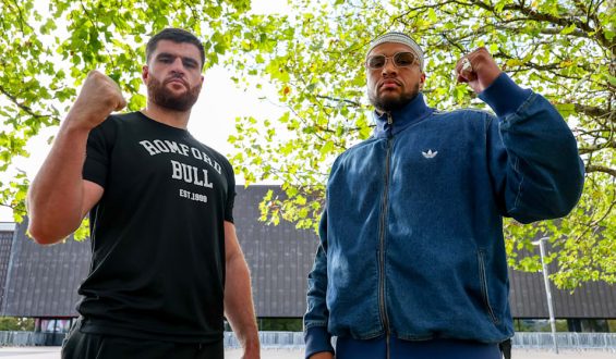 Johnny Fisher gegen Michael Pirotton im Zuffa-Kampf in London