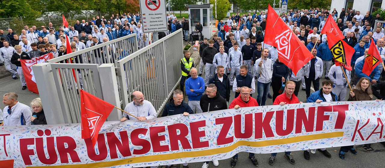Gewerkschaft IG Metall fordert Verbesserungen in der Autoindustrie