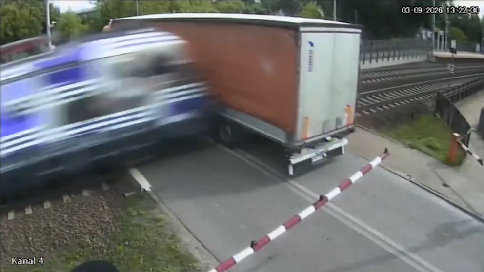 Schwere Zugkollision in Danzig