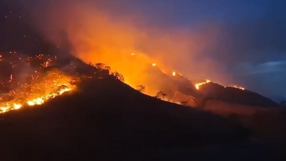 Feuer in Kolumbien: Winde verschlimmern die Situation