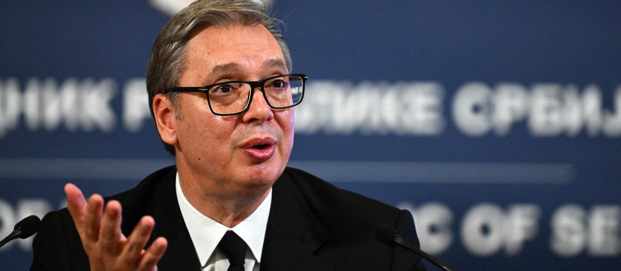 Vor Parlamentswahl: Serbiens Präsident Vucic tritt zurück