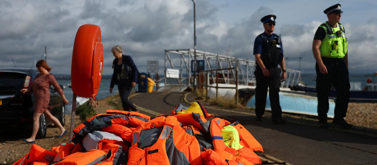 Seenotretter bei Protesten in England massiv angefeindet