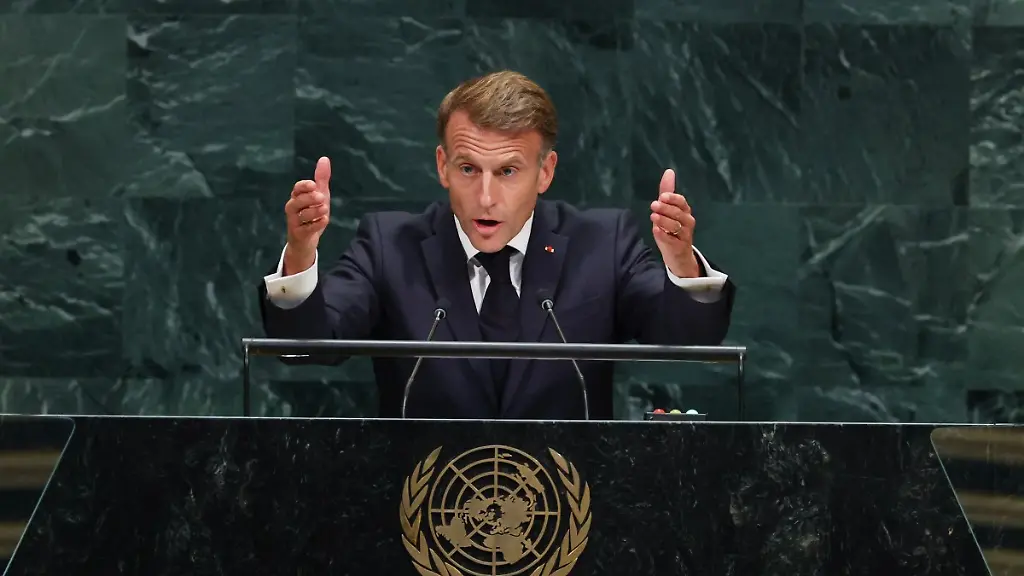 Israel nennt Macrons UN-Rede zu Gaza ‚grotesk‘