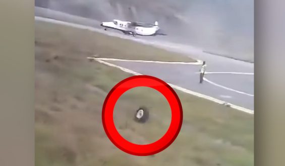 Flugzeug verliert Rad bei Landung in Nepal