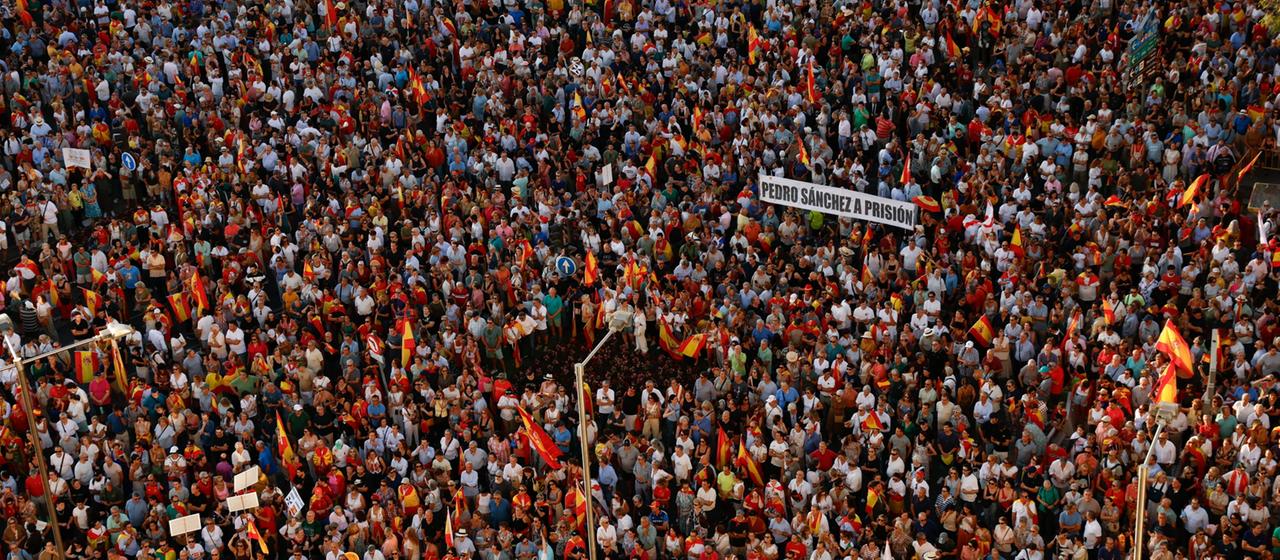 Proteste gegen Migrationspolitik in Spanien