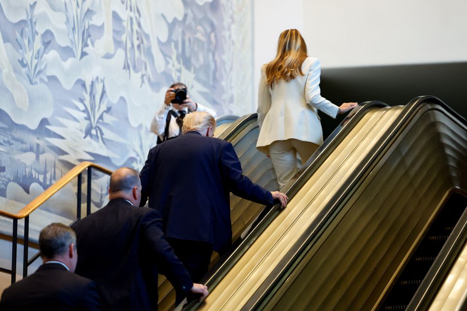 Donald Trump und das Rolltreppen-Debakel bei der UNO